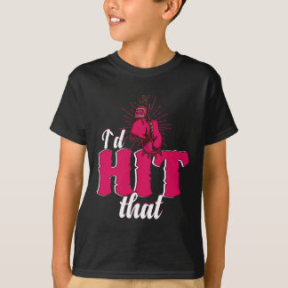 Ik zou dat grappige bokscadeau voor kickboksen vro t-shirt
