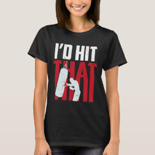 Ik zou dat grappige boksen kickboksen cadeau geven t-shirt