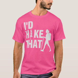 Ik zou dat grappige wandelcadeau wandelen t-shirt