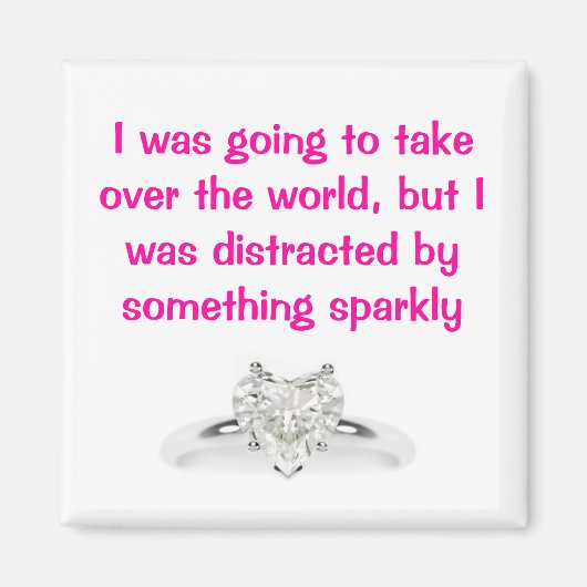 Ik zou de wereld overnemen, b... magneet (Voorkant)