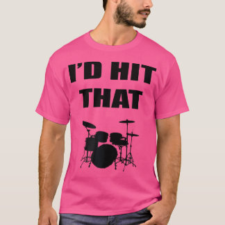 Ik zou die drummer slaan t-shirt