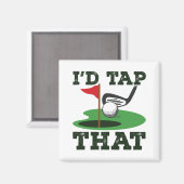 Ik zou die Golf snijden Magneet (Voorkant / Achterkant)