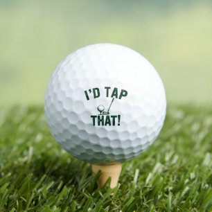 Ik zou die grappige golf- sarcastische uitspraken  golfballen