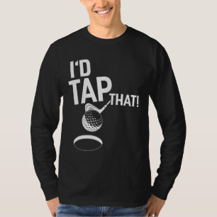 Ik zou die grappige Golf Vintage pakken T-shirt
