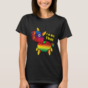 Ik zou die Pinata Cool Mexican Party huren T-shirt