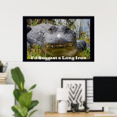 Ik zou een lang ijzer voorstellen poster (Thuiskantoor)