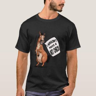 Ik zou een Veterinaire Controle Equestrian Paard L T-shirt