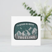 Ik zou eerder boven de Treeline staan (Staand voorkant)