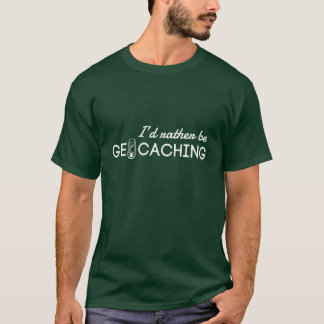 Ik zou eerder geocaching zijn t-shirt