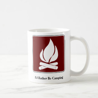 Ik zou eerder het Kamperen de Mok van de Koffie