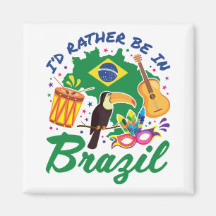 Ik zou eerder in Brazilië in een Braziliaans reis Magneet