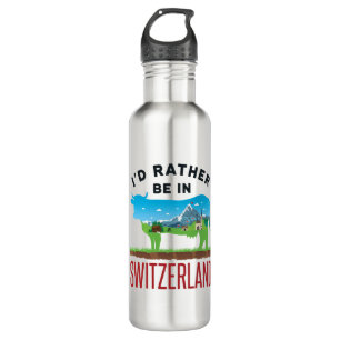 Ik zou eerder in Zwitserland zijn... Zwitserse gev Waterfles