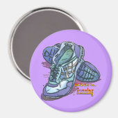 Ik zou eerder _ Sneakers lopen Magneet (Voorkant / Achterkant)