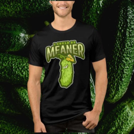 Ik zou gemener kunnen zijn | Grumpy Pickle Attitud Tri-Blend Shirt