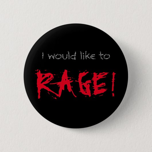 Ik zou graag D&D Barbarian willen Rage Ronde Button 5,7 Cm (Voorkant)
