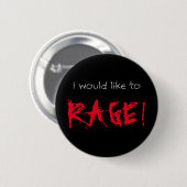 Ik zou graag D&D Barbarian willen Rage Ronde Button 5,7 Cm (Voorkant /achterkant)