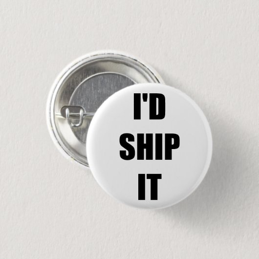 Ik zou het verschepen ronde button 3,2 cm (Voorkant /achterkant)