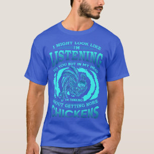 Ik zou kunnen kijken of ik naar je kippenliefde lu t-shirt