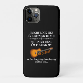 Ik zou kunnen lijken alsof ik naar je gitaar Lover iPhone 11 Pro Hoesje