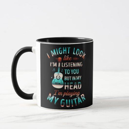 Ik zou kunnen lijken alsof ik naar je muziek luist mok (Links)