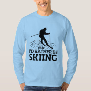 Ik zou liever aan het kiemen zijn t-shirt