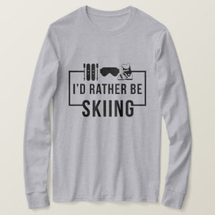 Ik zou liever aan het kiemen zijn. t-shirt