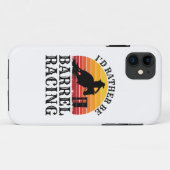 Ik zou liever Barrel Racing zijn Case-Mate iPhone Case (Achterkant (horizontaal))