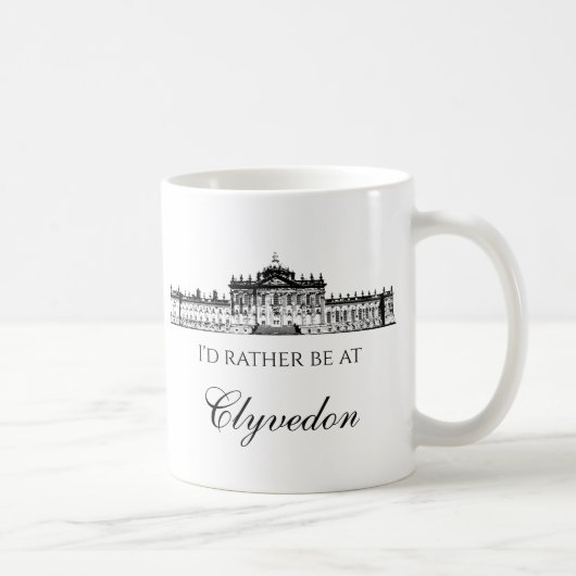 Ik zou liever bij Clyvedon zijn Koffiemok (Rechts)