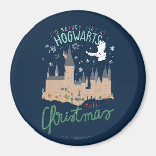 Ik zou liever bij Hogwarts blijven deze kerst Magneet
