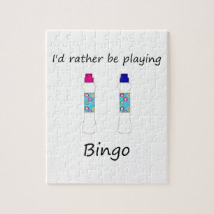 Ik zou liever bingo spelen (dochters) legpuzzel