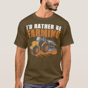 Ik zou liever boer Gezegde zijn T-shirt