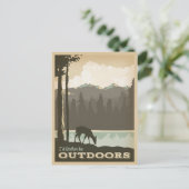 Ik zou liever buiten zijn briefkaart (Staand voorkant)