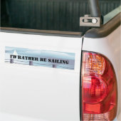 Ik zou liever Bumper Stiicker verkopen Bumpersticker (Op Truck)