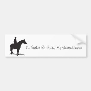 Ik zou liever Bumpersticker zijn (jager/jumper)
