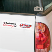 Ik zou liever dansen... bumpersticker (Op Truck)