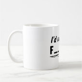 Ik zou liever de fluiten Gevist hebben Koffiemok (Links)