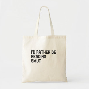 Ik zou liever de kleine grappige boekenomslag leze tote bag