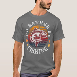 Ik zou liever de visserij-Vintage voor de EU Gevis T-shirt