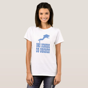 Ik zou liever duiken. Shirt voor duikers