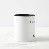 Ik zou liever een marmot zijn mok (Midden)