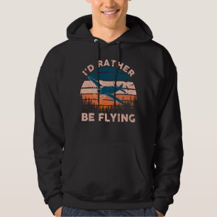 Ik zou liever een vliegende grappige vliegenstang  hoodie