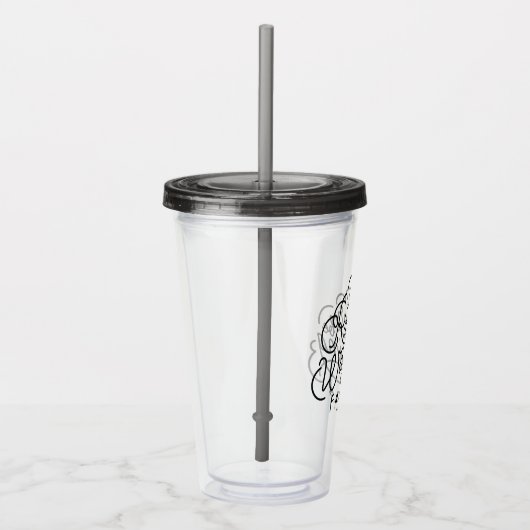 Ik zou liever FRIENDS™ Script 2 bekijken Acryl Drinkbeker (Rechts)