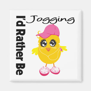 Ik zou liever gaan joggen magneet