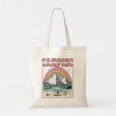 Ik zou liever gaan kamperen tote bag (Achterkant)