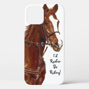 Ik zou liever gaan ruiken. Horse OtterBox iPhone C iPhone 12 Hoesje