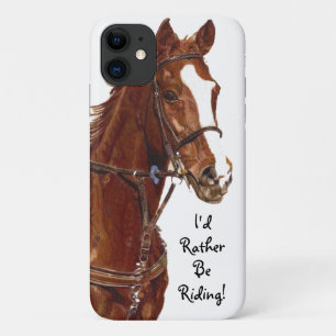 Ik zou liever gaan ruiken. Paarden Hoesje-Mate Hoe iPhone 11 Hoesje