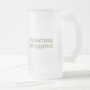 Ik zou liever gamen matglas bierpul