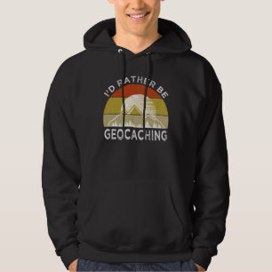 Ik zou liever geocaching zijn hoodie