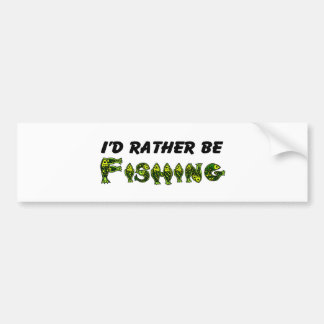 Ik zou liever Gevist zijn Bumpersticker