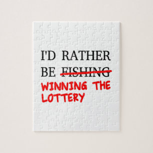 Ik zou liever Gevist zijn... De loterij winnen Legpuzzel